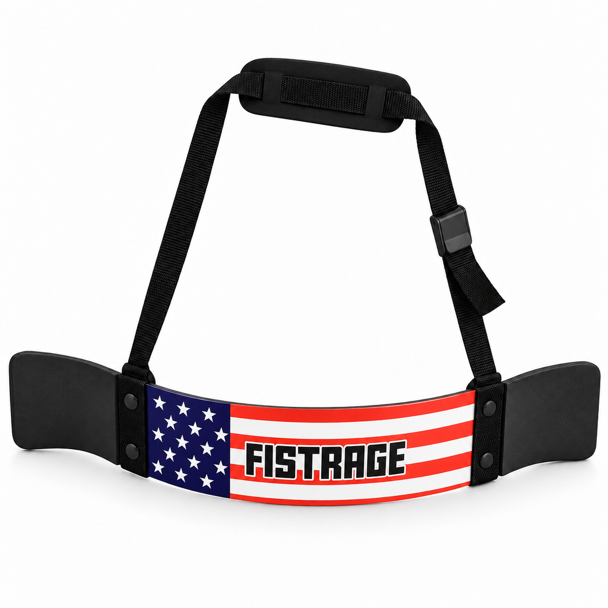 Fistrage Arm Blasters Bicep Forearm Curl Support - Flag
