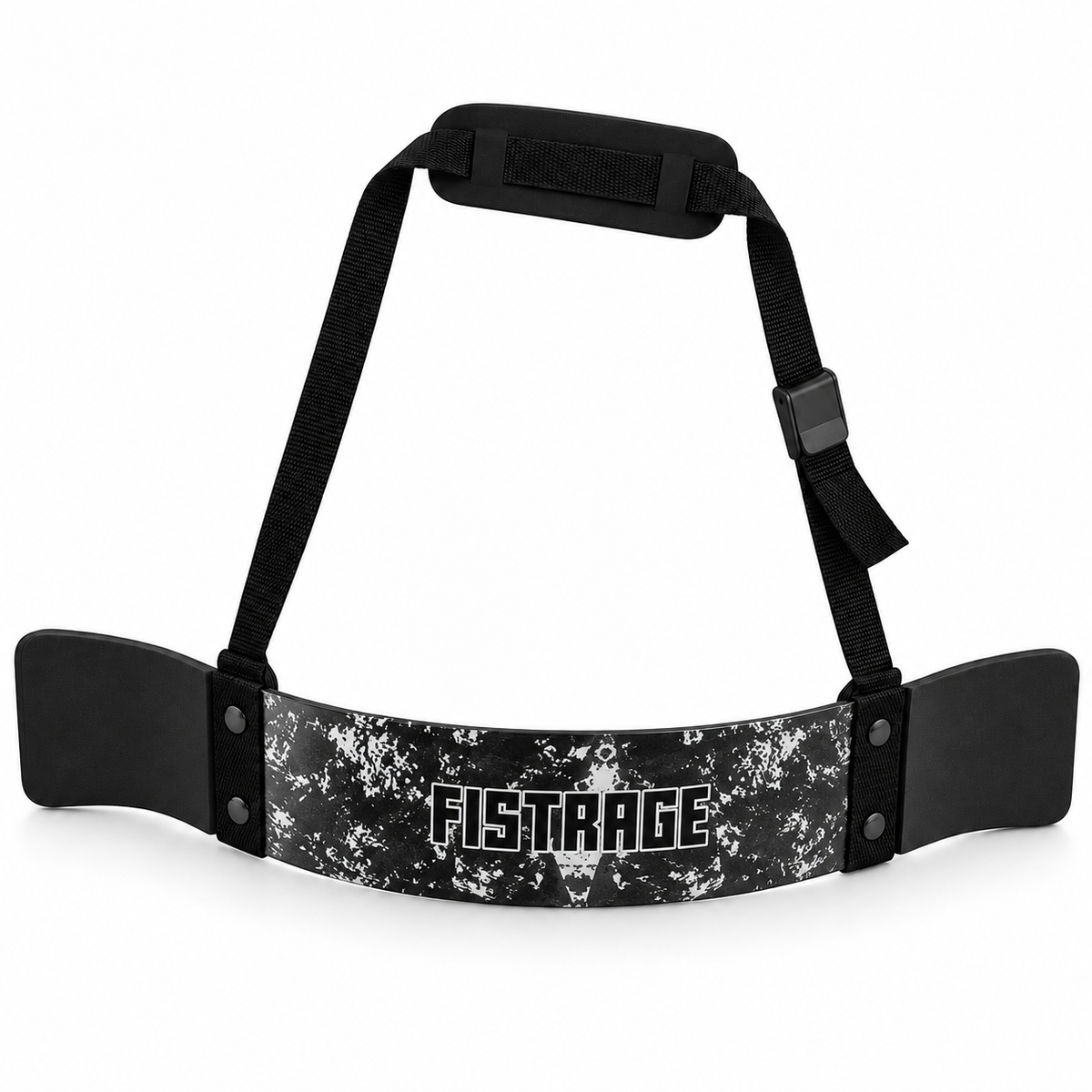 Fistrage Arm Blasters Bicep Forearm Curl Support - -Black FR
