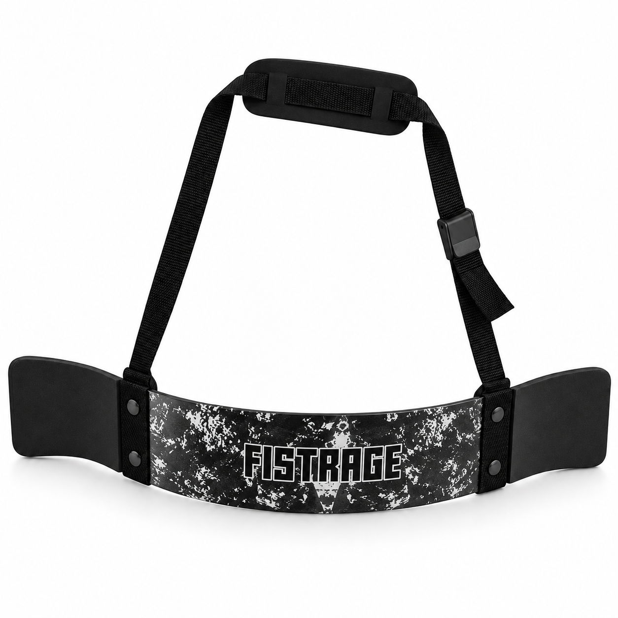 Fistrage Arm Blasters Bicep Forearm Curl Support - -Black FR