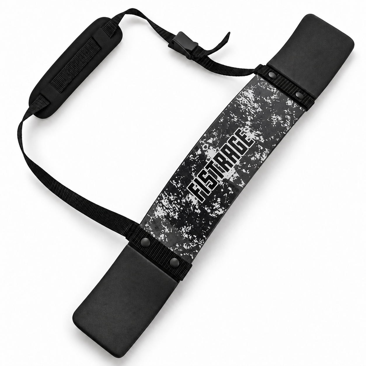 Fistrage Arm Blasters Bicep Forearm Curl Support - -Black FR