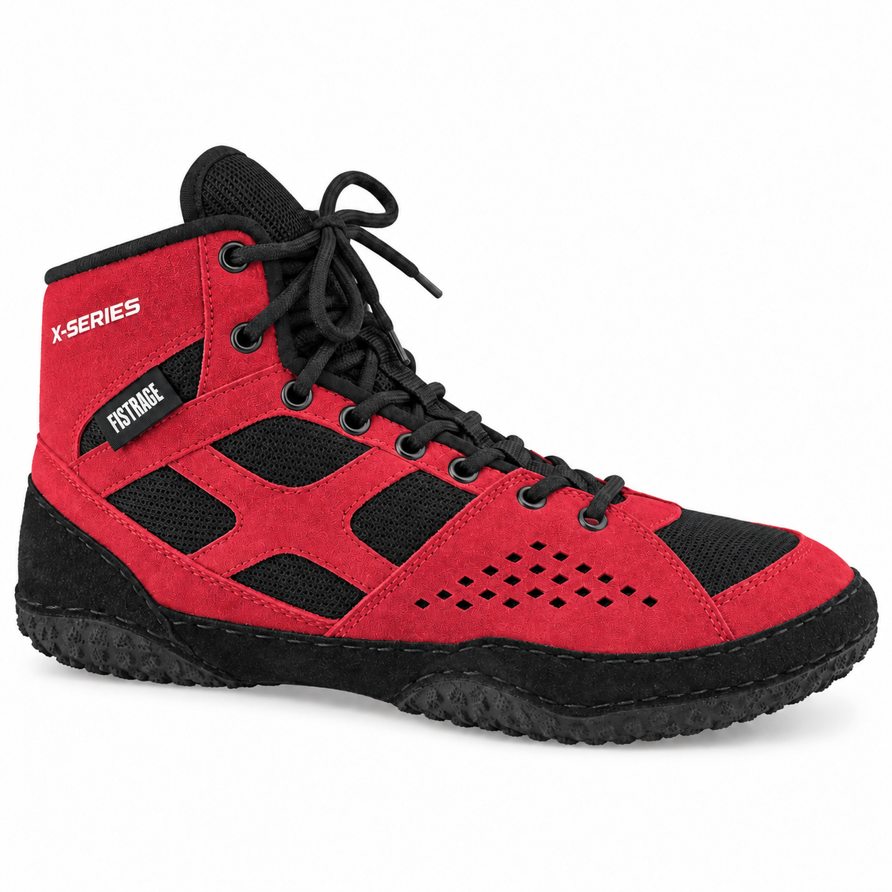 FISTRAGE X-Series Wrestling Shoes Red-Black for Men and Women