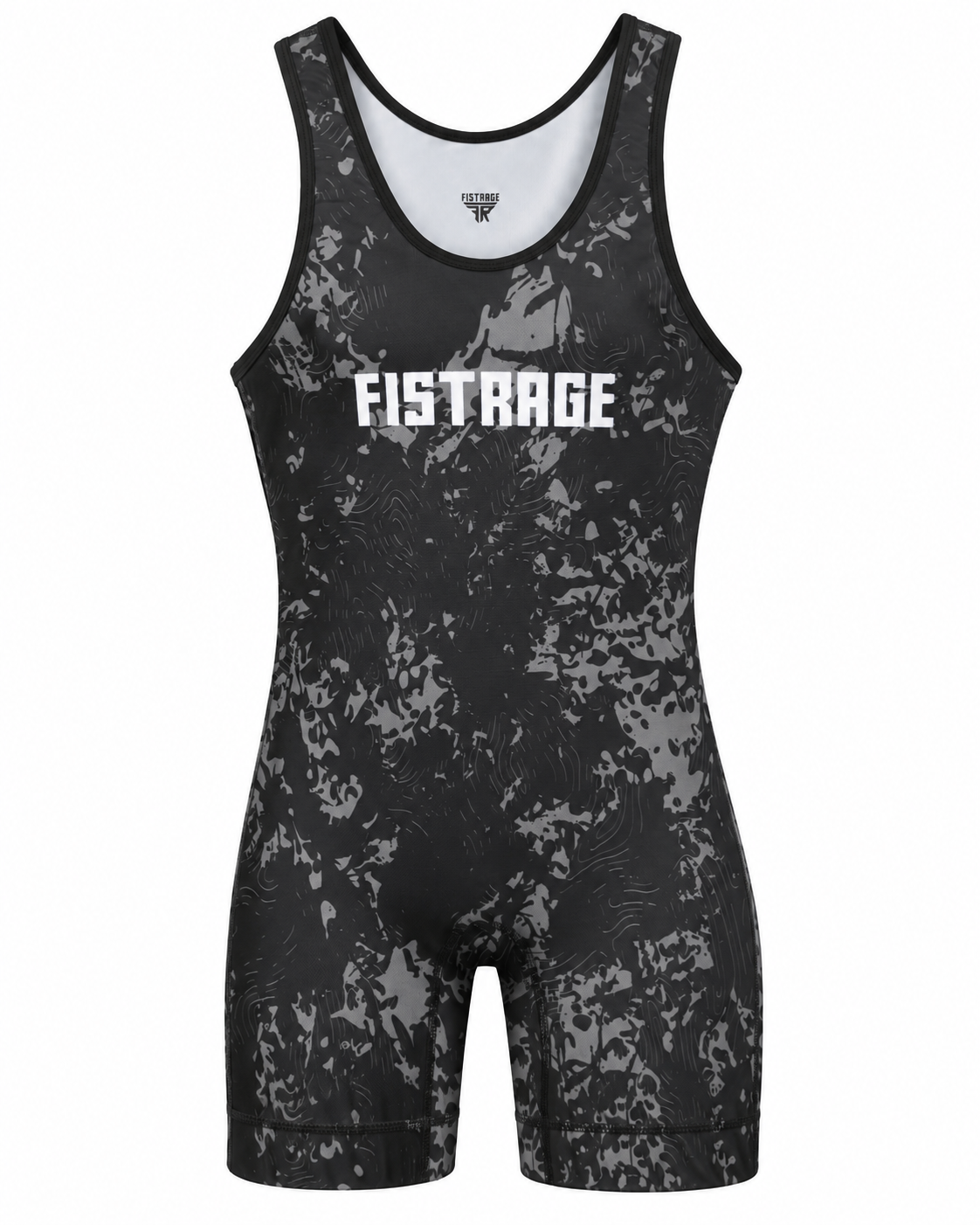 FISTRAGE Sublimated Wrestling Singlet - Black