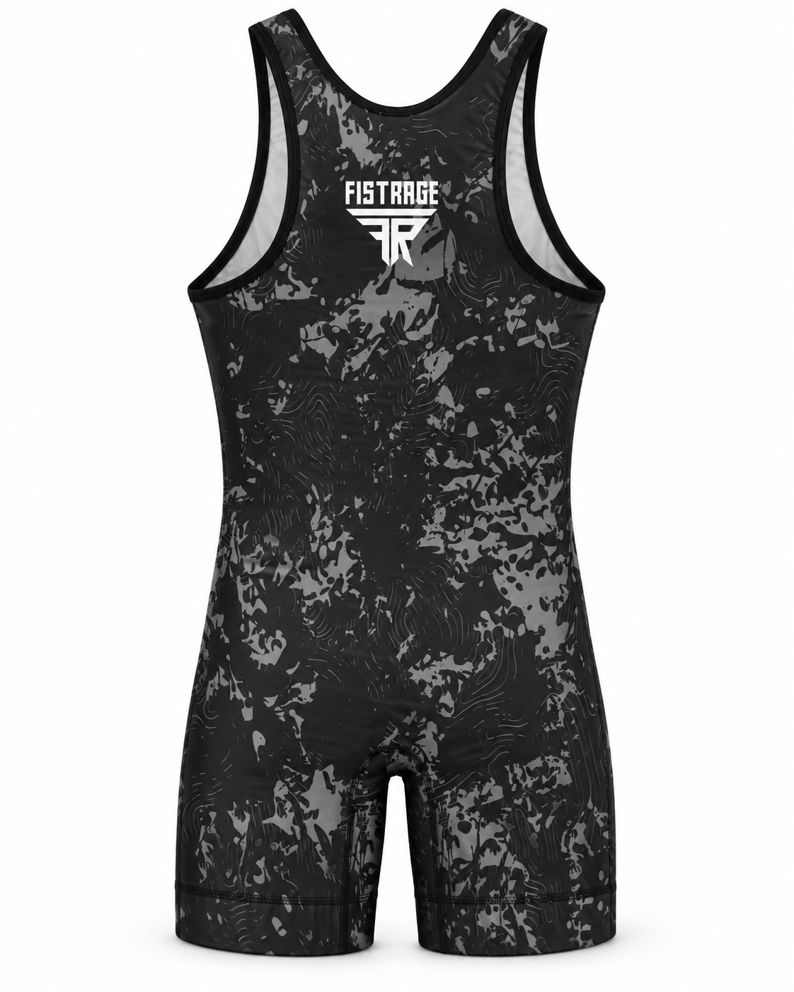 Fistrage Sublimated Wrestling Singlet - Black