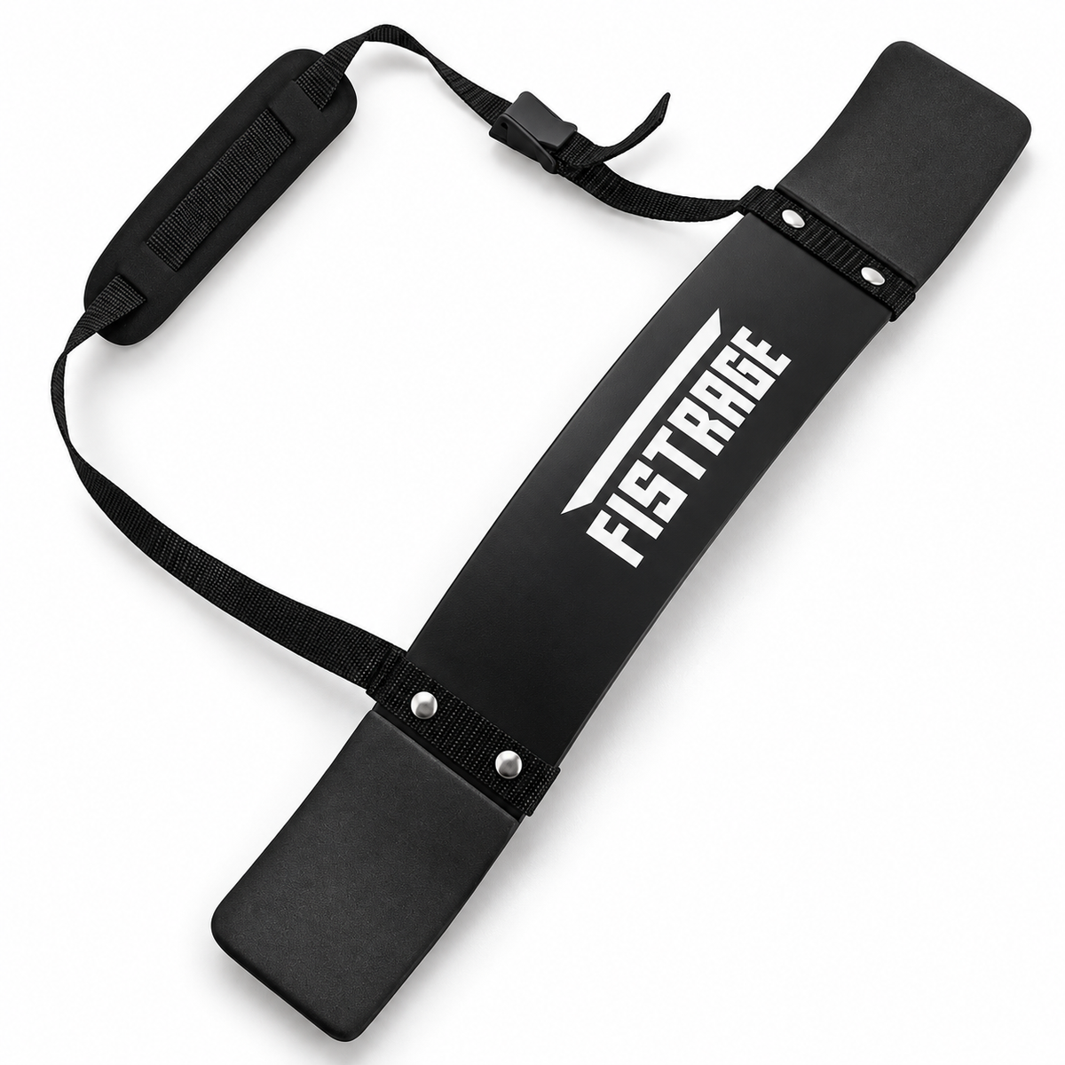 Fistrage Arm Blasters Bicep Forearm Curl Support - Black