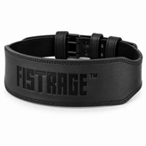 Emboss Leather Weight Lifting Belt 4 Inches - Black