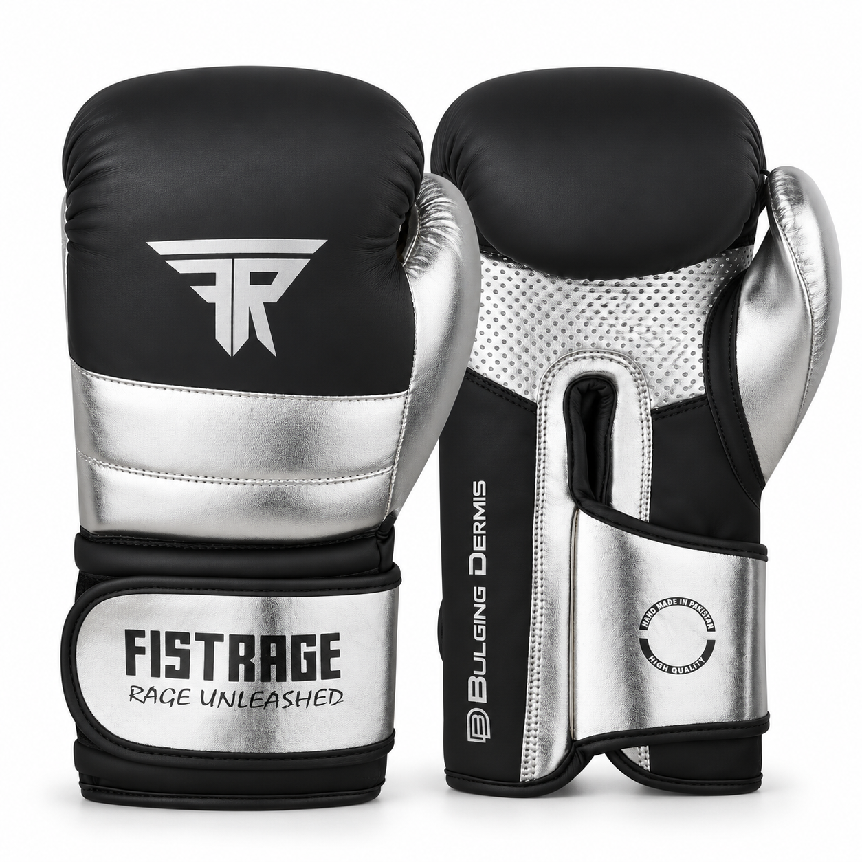 FISTRAGE Боксерские перчатки BULGING DERMIS Металлизированная кожа MMA Training Muay Thai Sparring для мужчин и женщин