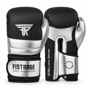 FISTRAGE Боксерские перчатки BULGING DERMIS Металлизированная кожа MMA Training Muay Thai Sparring для мужчин и женщин