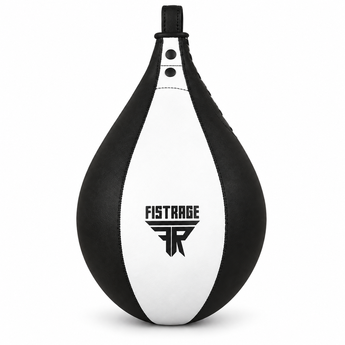 FISTRAGE Speed Bag with free Hanging Swivel - White Black