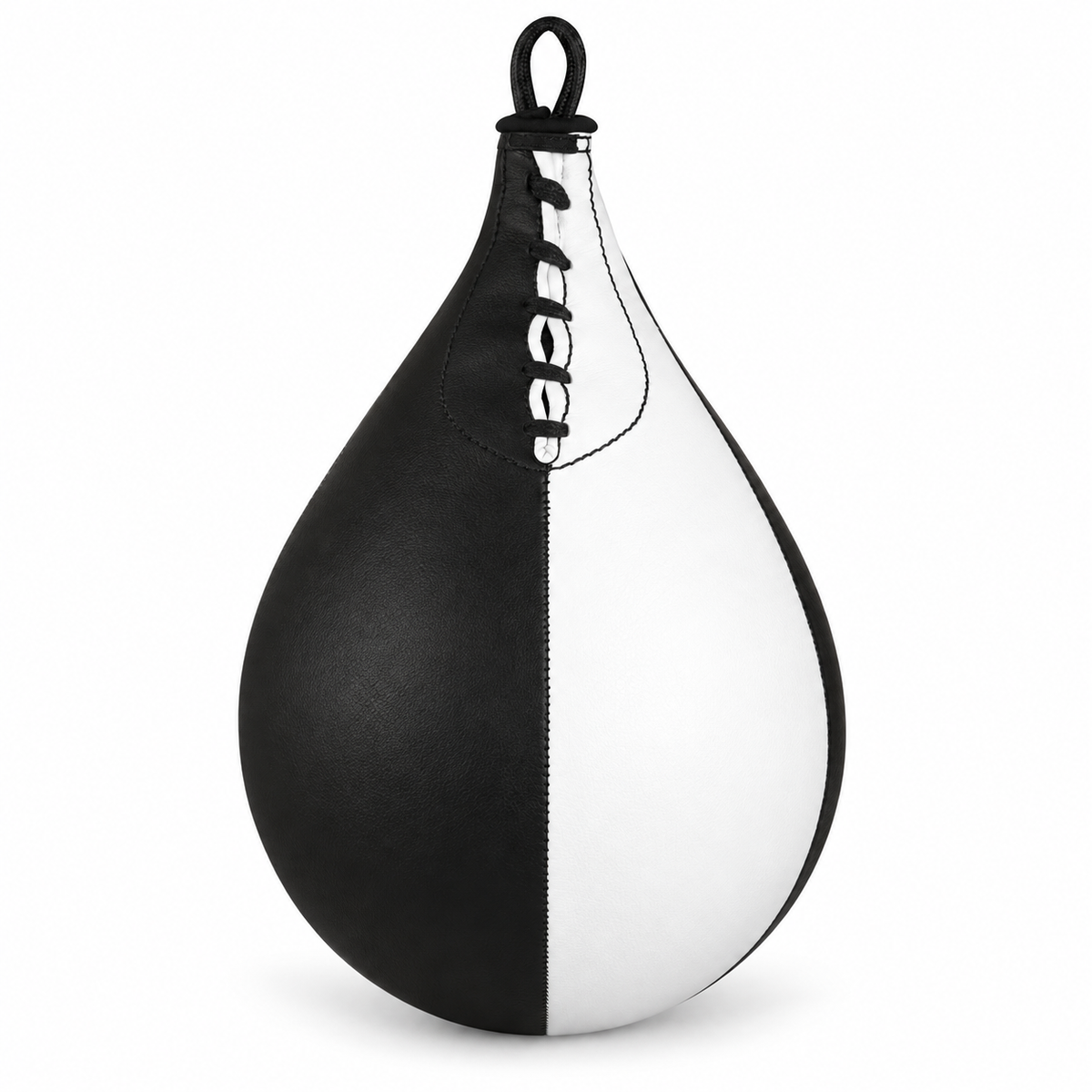 FISTRAGE Speed Bag with free Hanging Swivel - White Black