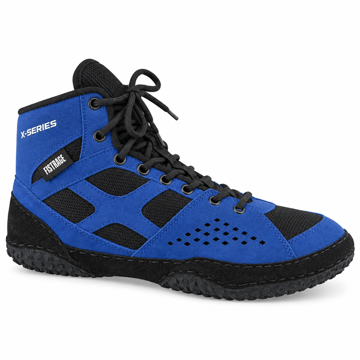 Wrestling Shoes with sting bag - Blue Black