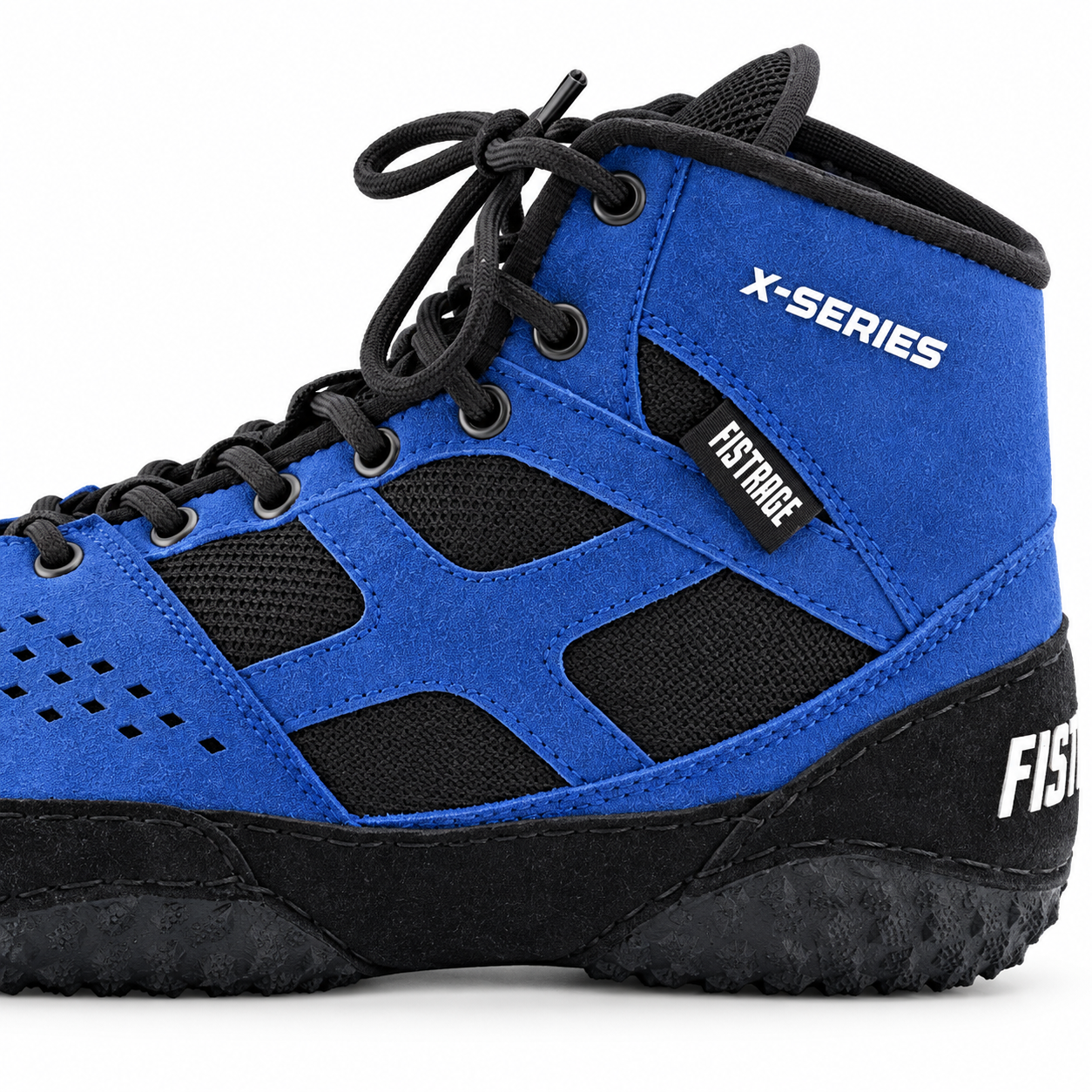 Wrestling Shoes with sting bag - Blue Black