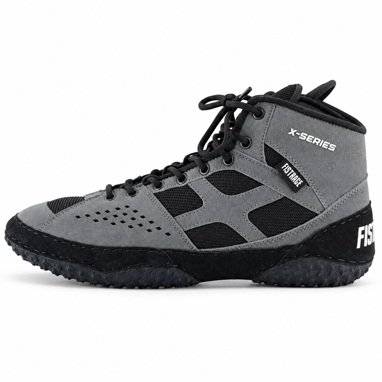 FISTRAGE X-Series Wrestling Shoes Gray-Black for Men and Women