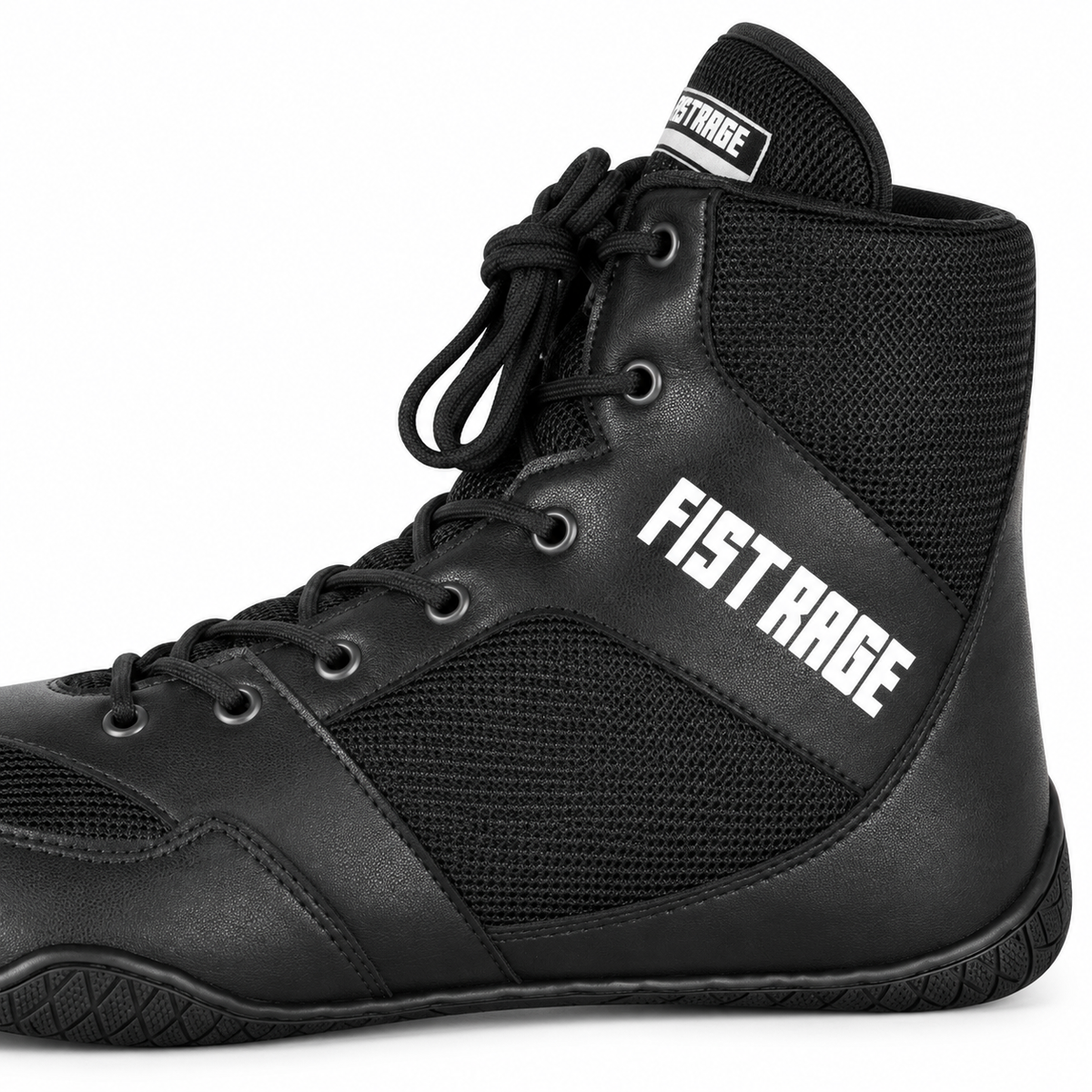 Boxing Shoes With Sting Bag - Black