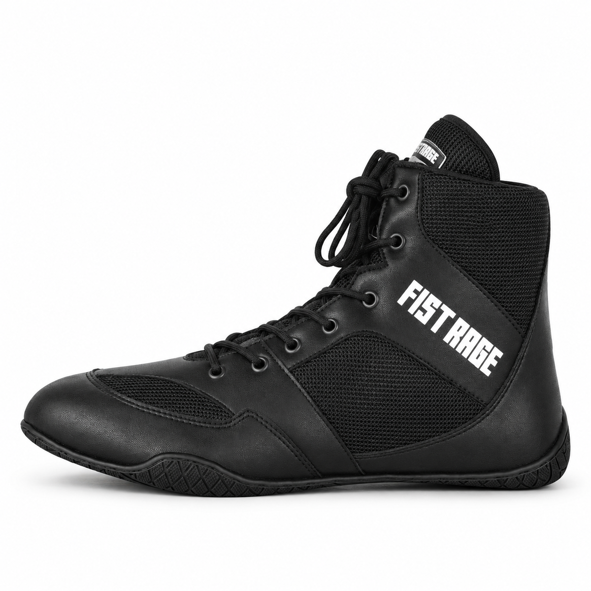 Boxing Shoes With Sting Bag - Black