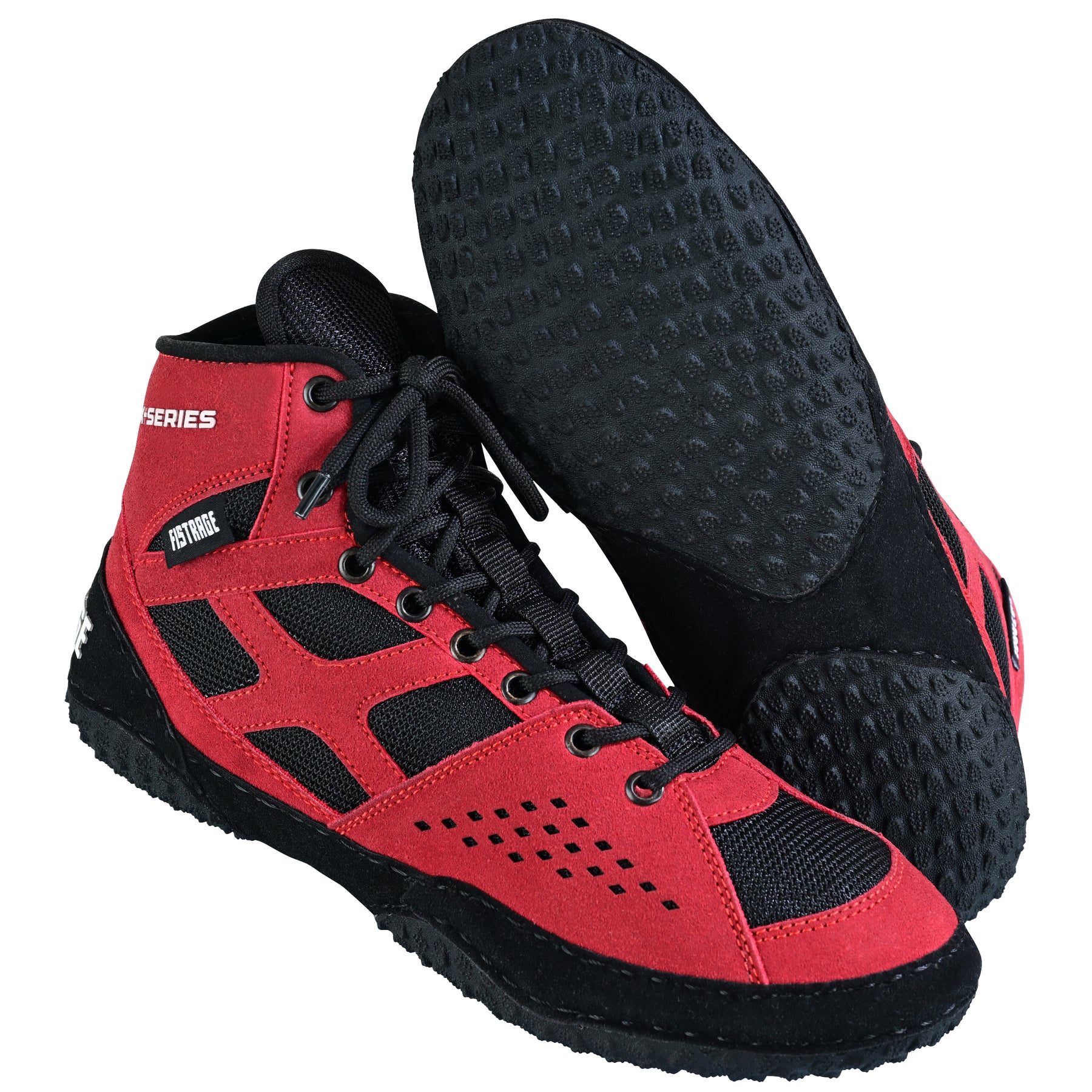 FISTRAGE X-Series Wrestling Shoes Red-Black for Men and Women