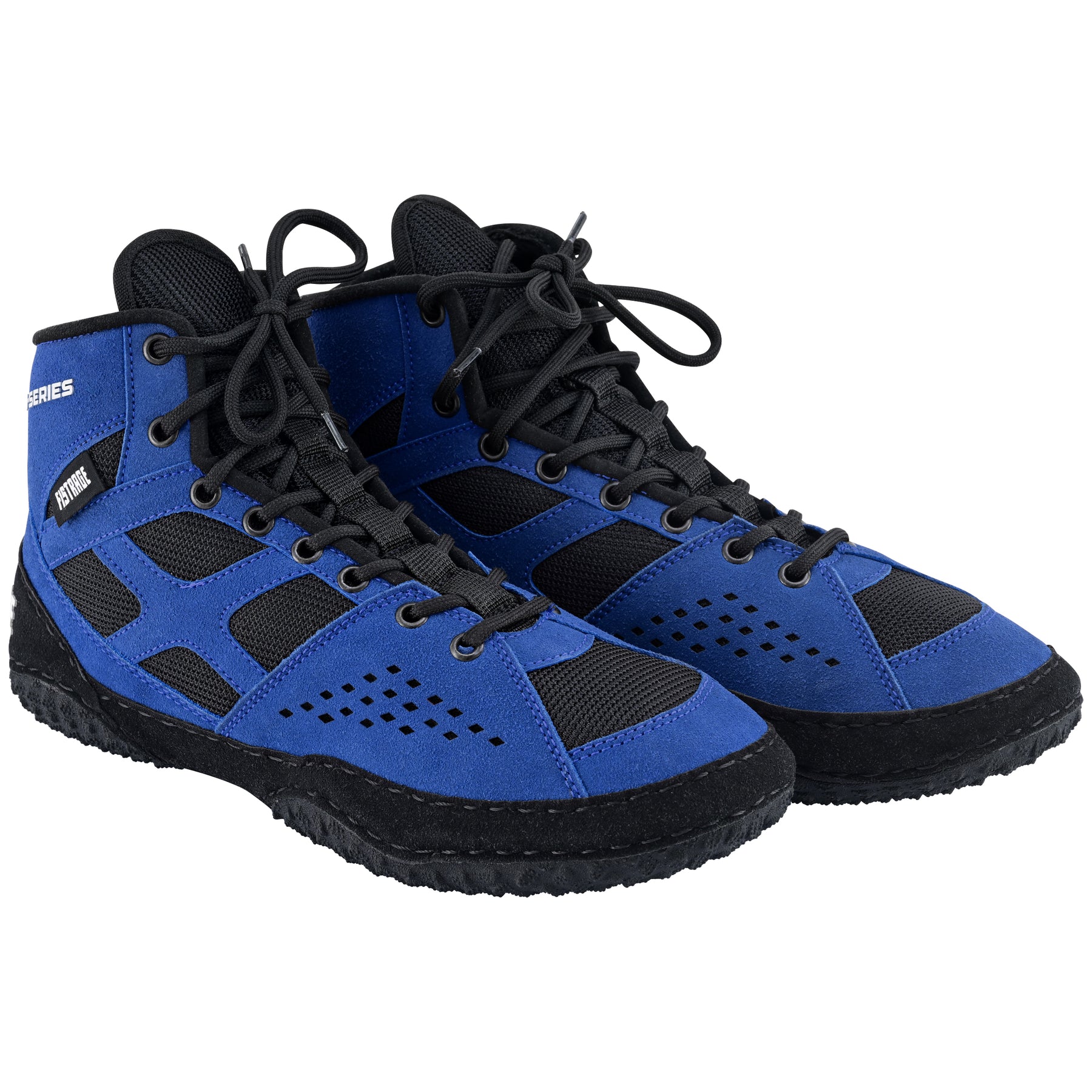 Wrestling Shoes with sting bag - Blue Black