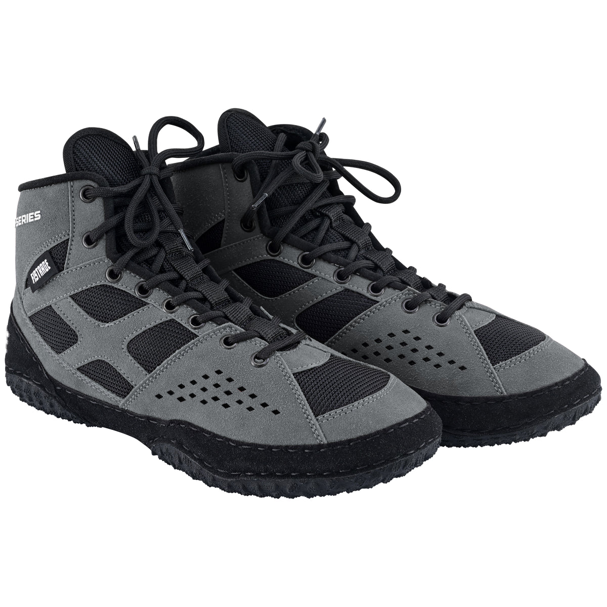 FISTRAGE X-Series Wrestling Shoes Gray-Black for Men and Women