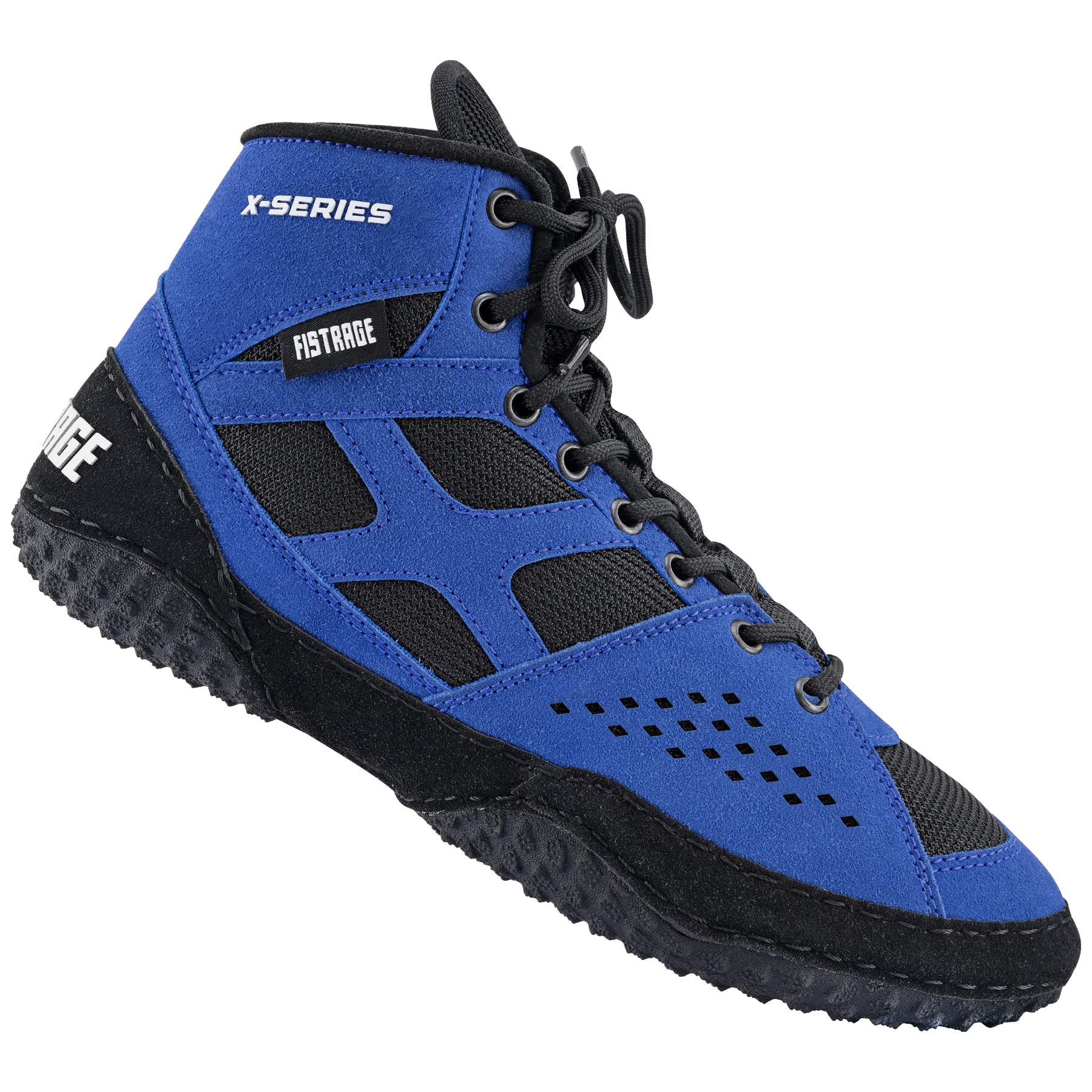 Wrestling Shoes with sting bag - Blue Black