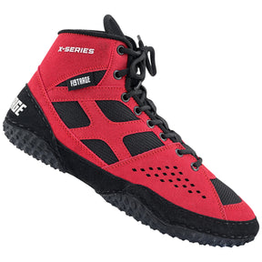 Wrestling Shoes With Sting Bag - Red Black