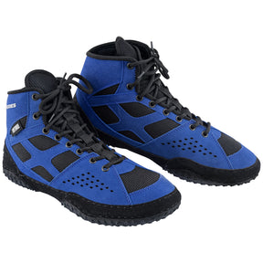 Wrestling Shoes with sting bag - Blue Black