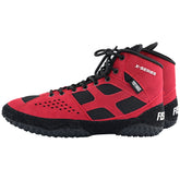 Wrestling Shoes With Sting Bag - Red Black