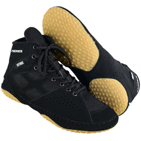 Wrestling Shoes With Sting Bag - Black Honey