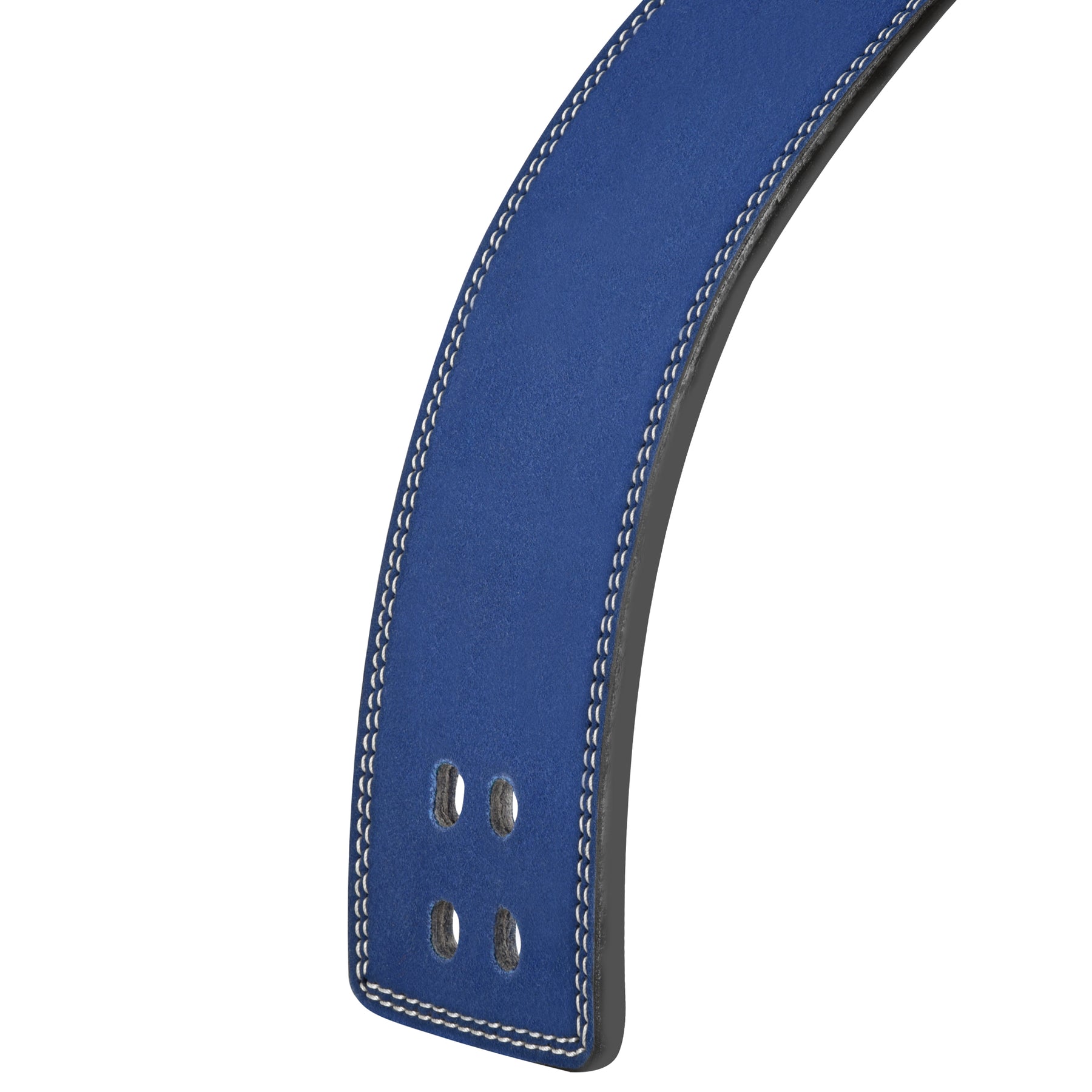 Lever Buckle Belt with Wrist Band Silver Buckle - Royal Blue