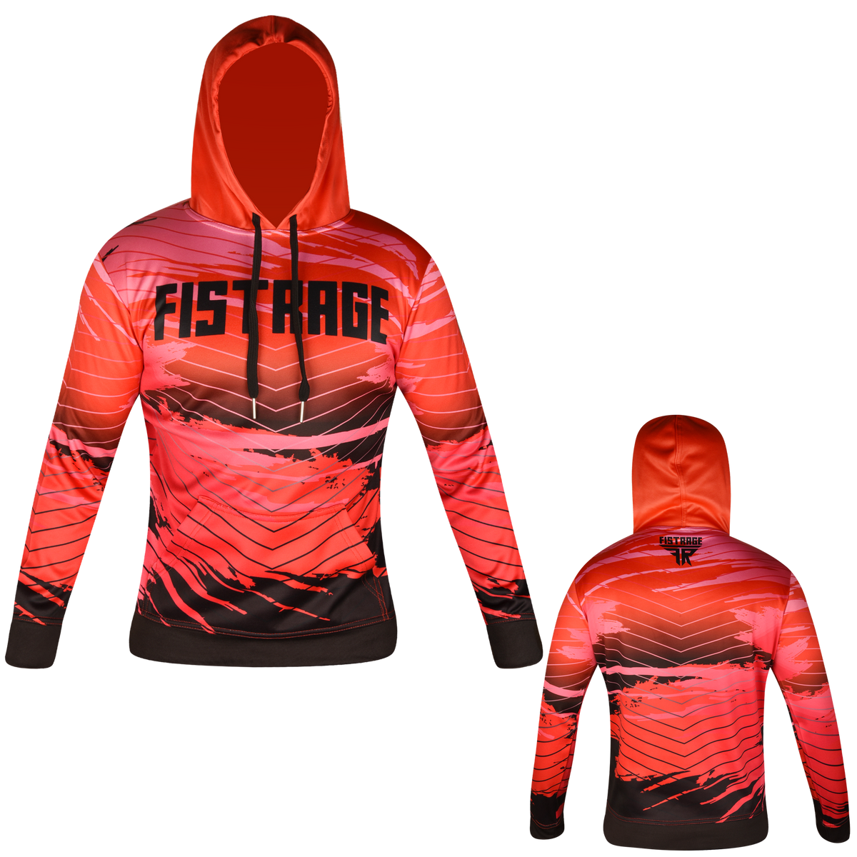 Fistrage Women Sublimated Hoodie – Pullover Hoodie– All Over Print