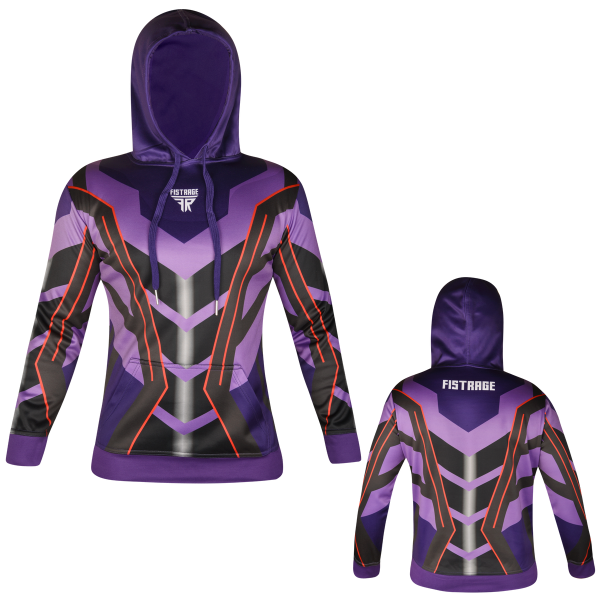 Fistrage Women Sublimated Hoodie – Pullover Hoodie– All Over Print