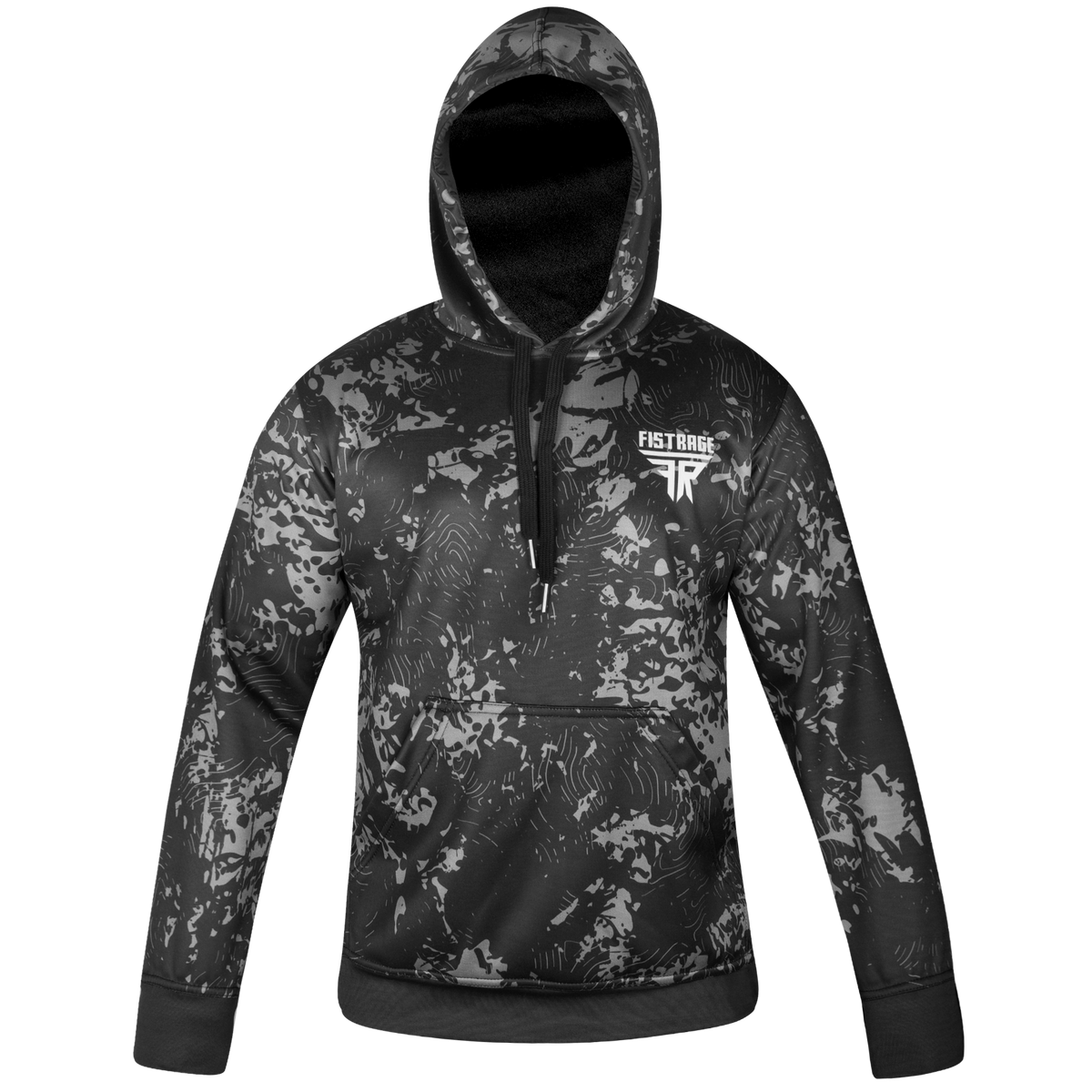 Fistrage Men’s Sublimated Hoodie – Pullover Hoodie– All Over Print