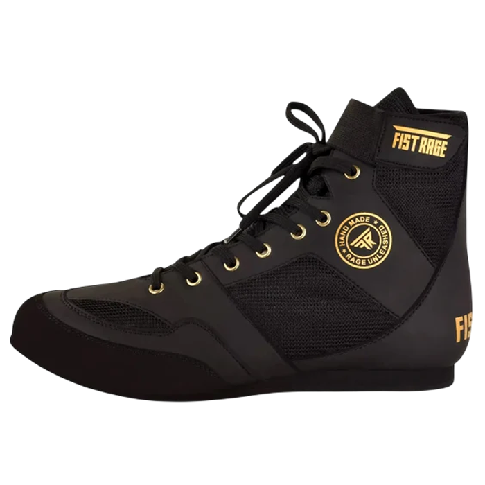 Boxing Shoes - Black/Gold