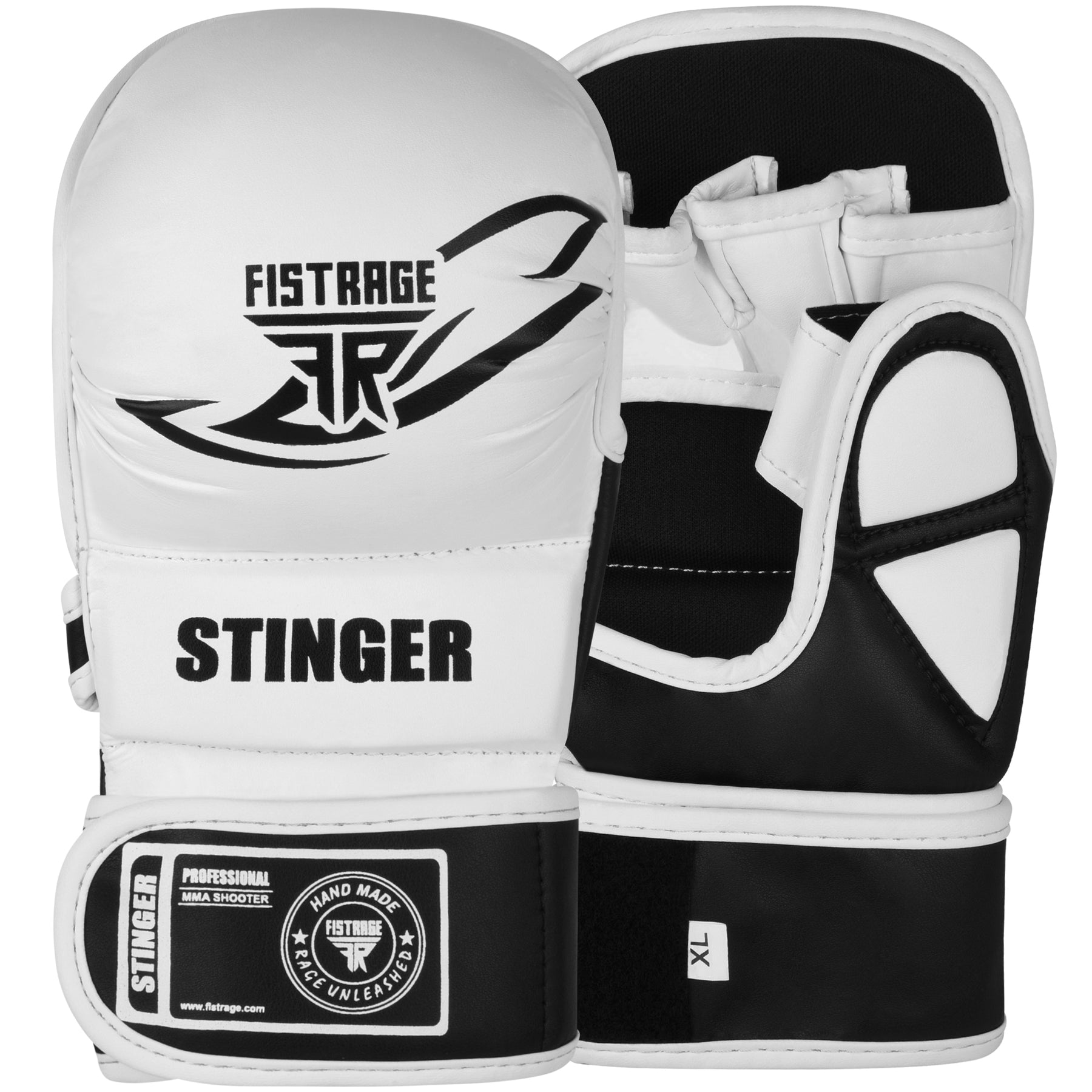 STINGER MMA SHOOTER MITT Gloves - White/Black