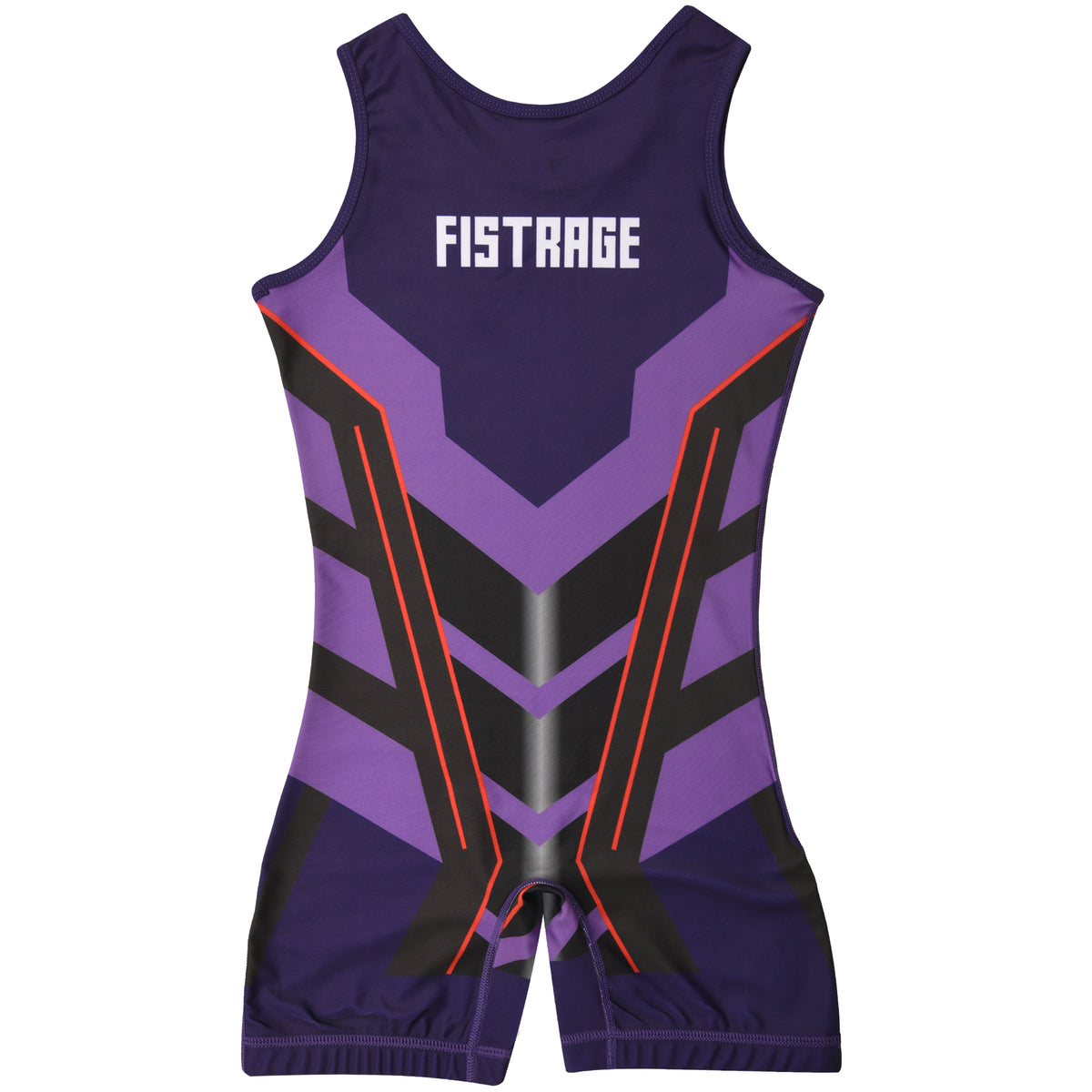 FISTRAGE Sublimated Wrestling Singlet - Purple