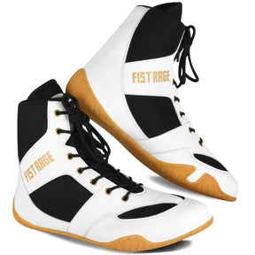 Boxing Shoes - White/Honey