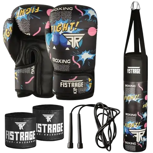 FISTRAGE KIDS BOXING SET - Black