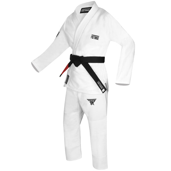 FISTRAGE JIU JITSU GI with Free BELT - White