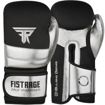 FISTRAGE Боксерские перчатки BULGING DERMIS Металлизированная кожа MMA Training Muay Thai Sparring для мужчин и женщин
