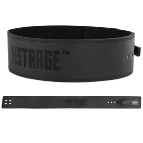 Lever Buckle Belt with free Wrist Band - Black