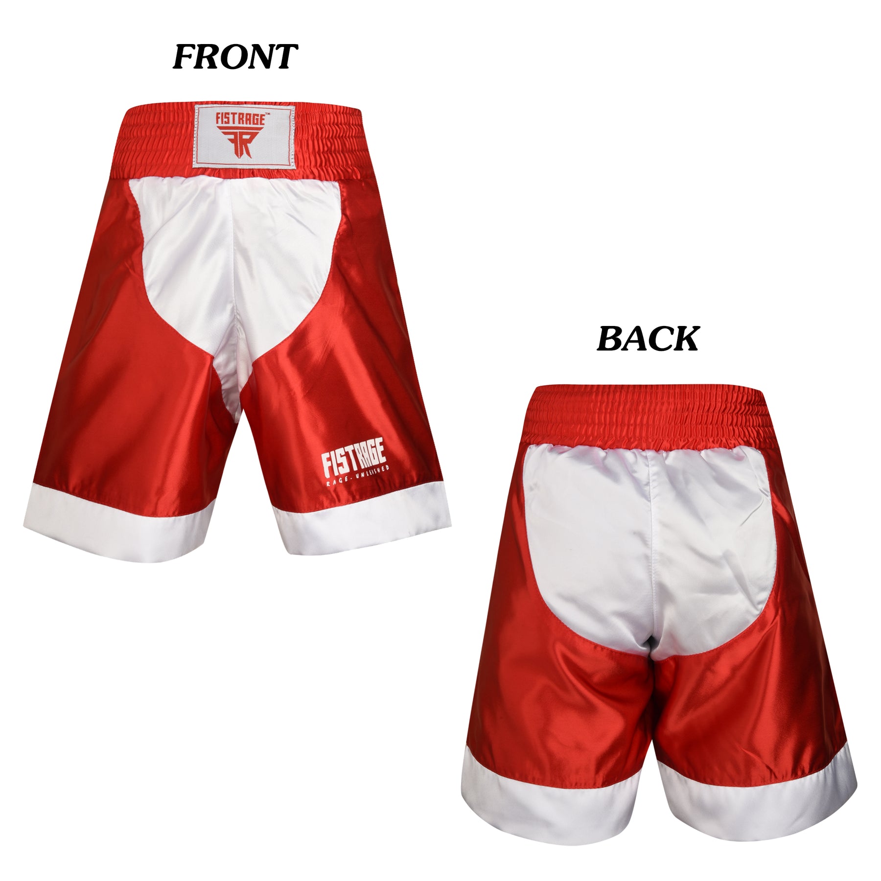 Kids Boxing Uniform Set 2PCS Top & Shorts - Red White