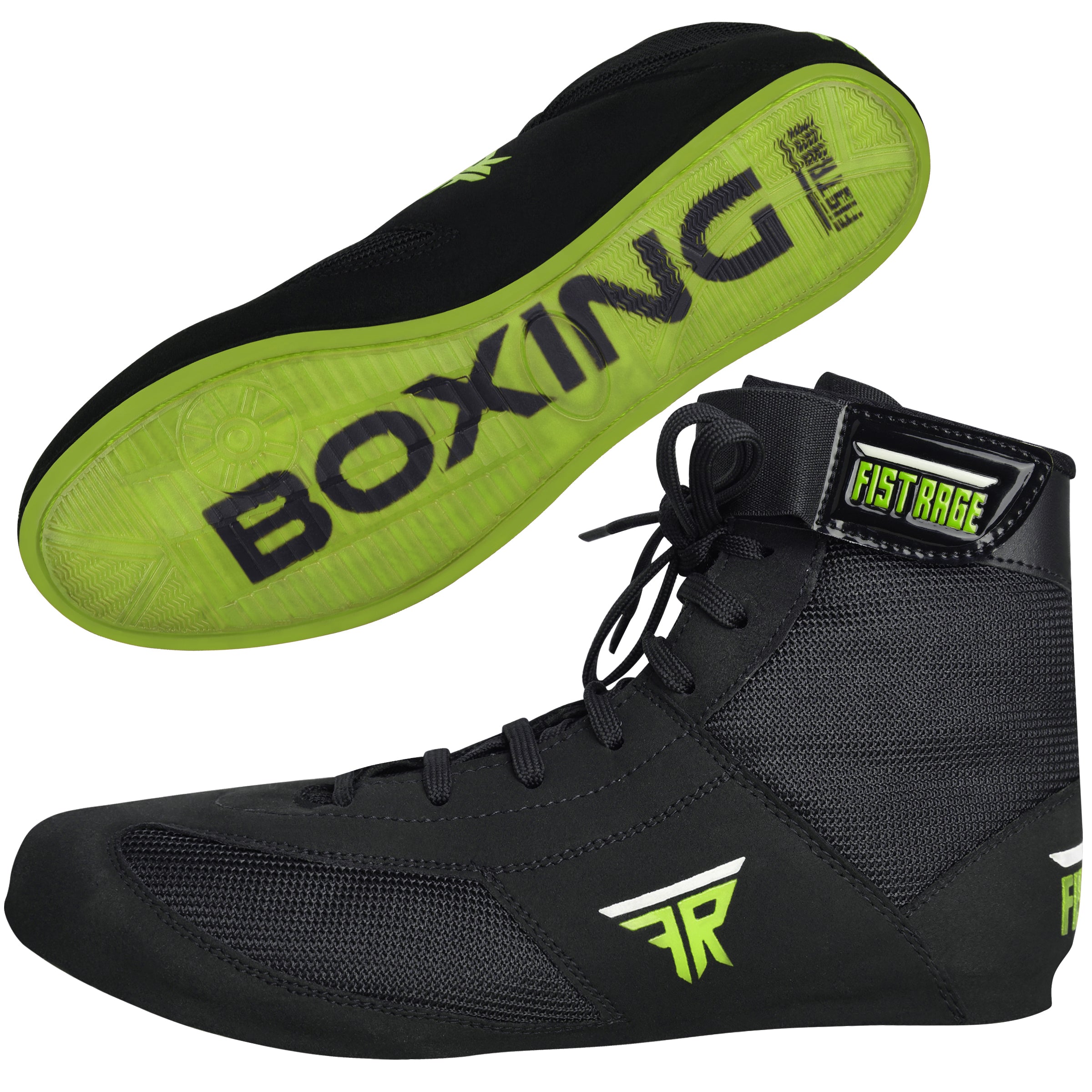 Lime green boxing on sale shoes