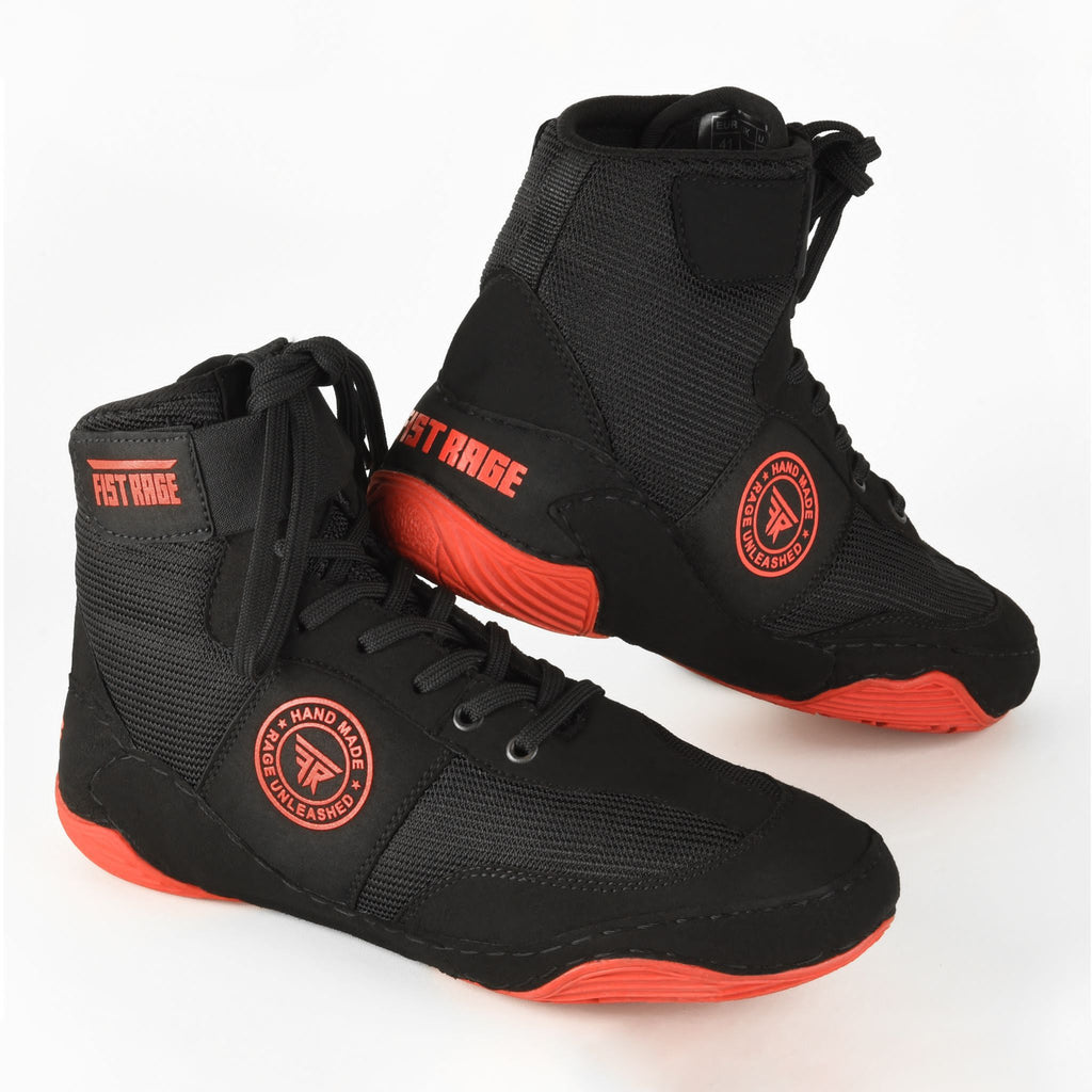 Wrestling Shoes Black Red