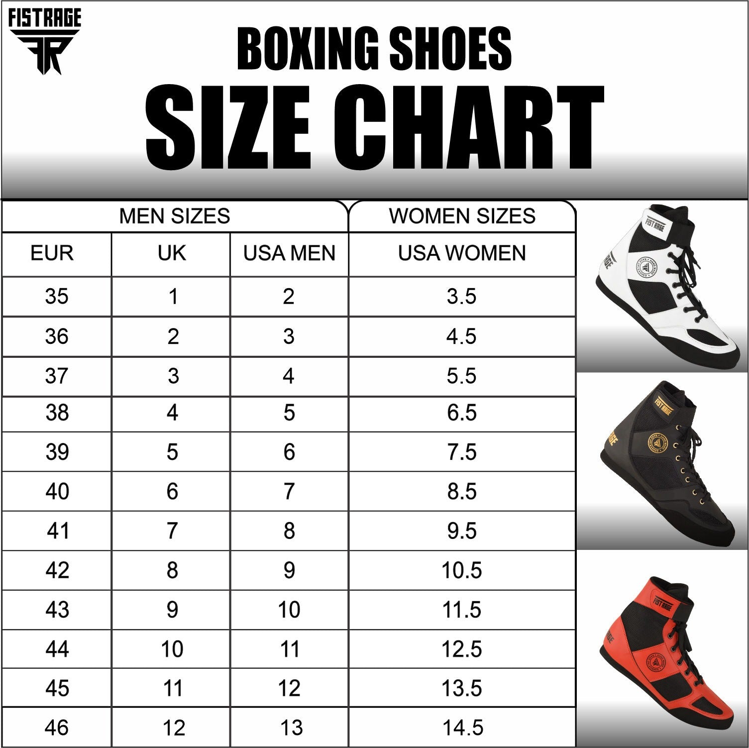 Boxing Shoes - White/Black